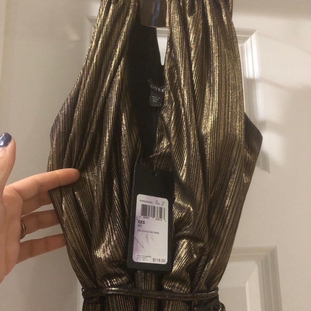 Gold goddess dress